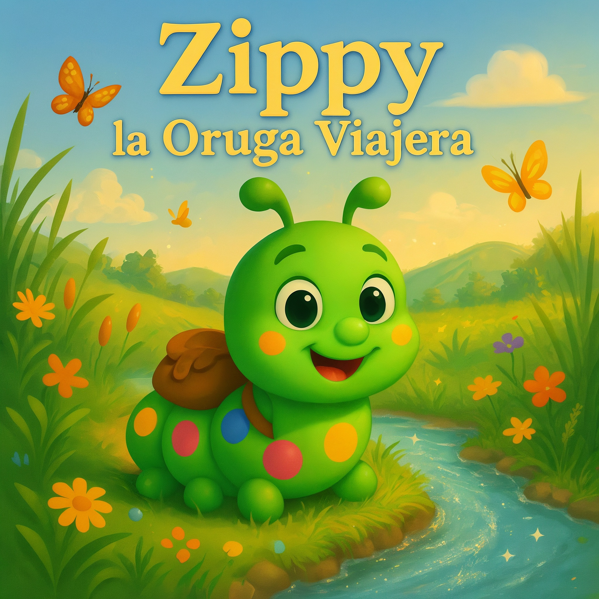 Portada del libro: Zippy la Oruga Viajera